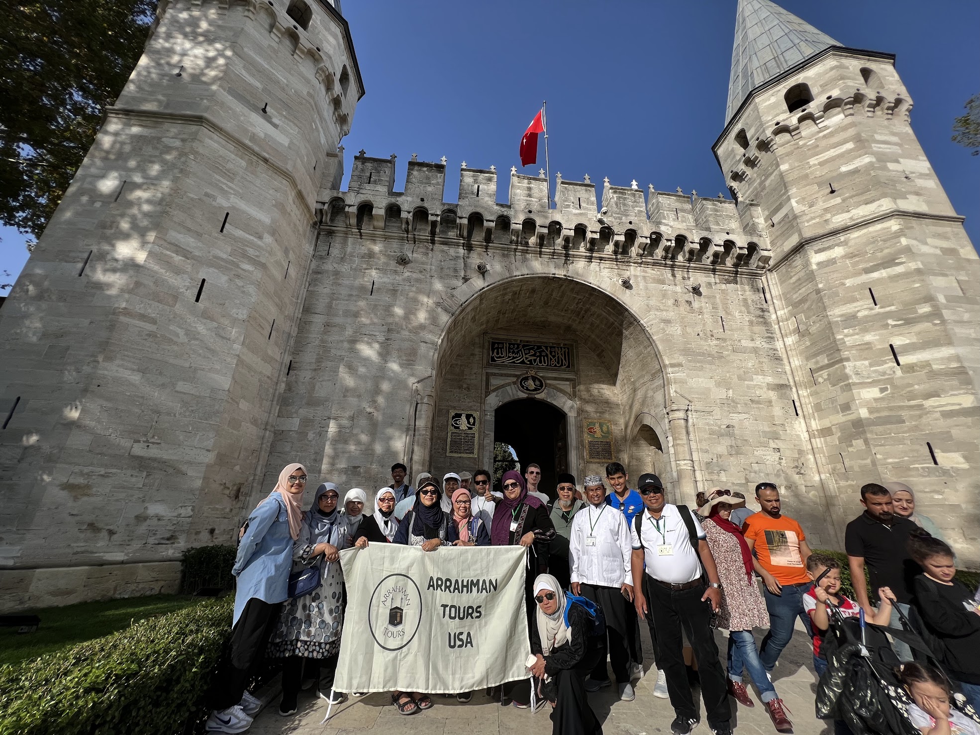 In front of Topkapi Palace